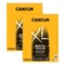 Canson XL Series Bristol Pad, Vellum Finish, Foldover Binding, 25 Sheet, 9x12 inch, 2PK C400061838 - alternate 1