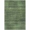 Homeroots 5' X 8' Olive Green And Gray Striped Washable Indoor Outdoor Area Rug 588107 - alternate 3