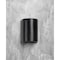 Luxury Lighting Gilly 8.5 in Ceramic Half Cylinder Outdoor Wall Light, Matte Black Paint Finish, 2PK (2) 100-00-MBP-ud-7 - alternate 2