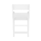Flash Furniture Hercules Tucker White Lightweight Foldable Chairs, Removable White Vinyl Padded Seats, 4PK 4-LE-L-1M-WH-GG - alternate 3