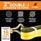 Xpose Safety Ratchet Straps Heavy Duty, 2 In x 15 FT Tie Down Straps Ratchet Operated with Double J Hooks, 4-PK RTD215-DJH-4-X-S - alternate 4