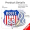 Signmission Route Us 66, 6 inch X 6 inch, Vinyl Decal, 5PK SHI-D-5PACK-6-480 - alternate 3