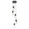 Z-Lite Aimie 5-Light Chandelier, 12 in W x 16 in H, Matte Black 828P7-5R-MB - alternate 3