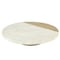 Laurie Gates 16 Inch Lazy Susan in Natural Wood and White Marble 113920.01 - alternate 1