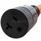 Ac Works TT-30P to 5-15/20R Adapter, 1 ft, 20A Breaker-Protected, Heavy-Duty STW TTICB520 - alternate 3