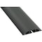 D-Line Cable Protector, 1/2 in H, 6 ft L, 2-3/8 in W, 1 Channel, PVC, Black CC-1 - alternate 1
