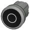 Siemens Pushbutton, 22 mm, round, metal, shiny, black, inscription: O 3SU1050-0AB10-0AD0-ZY19 - alternate 2