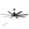 Jonathan Y Octo 66" 1-Light Contemporary Industrial Iron/Plastic Mobile-App/Remote-Controlled 6-Speed Ceiling F JYL9713A - alternate 7