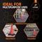 Xpose Safety Retractable Cone Bar Black/Yellow, 72in to 120in Length, 720PK CBY72/120-FP720-X - alternate 2
