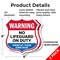 Signmission Warning No Lifeguard On Duty, 6 inch X 6 inch, Plastic Sign, 2PK SHI-P-2PACK-6-479 - alternate 2