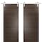 Sartodoors Sturdy Double Barn Door with Hardware, Planum 0010 Chocolate Ash, 13FT Rail Hangers Heavy Set, Mode PLANUM0010DB-S-CA-72 x 84 (2* 36x84) - alternate 1