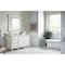 James Martin Vanities Brittany 60'' S Vanity, Bright White w/ Jasmine Pearl Silestone Top w/FreePower Wireless Charger 655-V60S-BW-FEJP - alternate 5