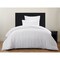 Homeroots White Twin Polyester 180 Thread Count Washable Duvet Cover Set 529078 - alternate 4