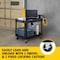 Rubbermaid Commercial Utility Cart with Deep Lipped Plastic Shelves, Plastic, 750 lb Load Capacity, 2 Shelves, 55 in L FG454600BLA - alternate 2