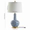Jonathan Y Chinois 30" Ceramic/Iron Classic Cottage LED Table Lamp, Blue/White JYL5051A - alternate 3