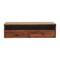 Homeroots 35in Brown Solid Wood Floating Mount TV Stand 727857 - alternate 1