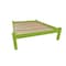 Homeroots Lime Green Solid Wood Queen Bed Frame 546726 - alternate 2