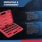 Neiko Crowfoot Wrench Set 0.5 in and 0.375 in Dr. Metric, Flare Nut 03324A - alternate 2