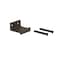 Quiet Glide 9.92 ft. Red Oak Contemporary Wheel Bronze Rolling Ladder, 12 ft. Rail QG.240-10RO-12-H.07 - alternate 4