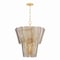 Hudson Valley Lighting Cassian 28.75 in. Chandelier Vintage Gold Leaf 7910-VGL - alternate 3