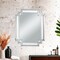 Homeroots 35" Clear Unframed Art Deco Accent Mirror 534353 - alternate 2