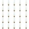 Bulbrite 25W Dimmable Clear T10 Incandescent Light Bulbs, Medium E26 Base, 2700K, 25PK 861271 - alternate 1