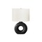 Monarch Specialties Lighting, 24"h, Table Lamp, Black Ceramic, Ivory / Cream Shade, Contemporary, Modern I 9673 - alternate 1