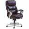 Sertapedic Emerson Big and Tall Task Chair, Up to 400 lbs., Brown, Silver Base 49416BRW - alternate 2