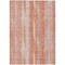 Homeroots 3' X 5' Orange And Salmon Botanical Leaves Washable Indoor Outdoor Area Rug 581972 - alternate 2