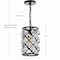 Jonathan Y Gabrielle 8" Metal/Crystal LED Pendant, Oil Rubbed Bronze / Clear JYL9506A - alternate 4