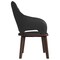 Leisuremod Vivara Collection Modern Dining Chair in Dark Grey VC23DGR - alternate 4