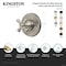 Kingston Brass Single-Handle Six-Way Diverter Valve with Round Trim Kit, Brushed Brass KS4037AX - alternate 2