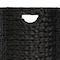 Happimess Avery Bohemian Cottage Handwoven Hyacinth Cylinder Nesting Baskets with Handles, Black, Set of 3 BSK2011C-3SET - alternate 3