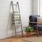 Homeroots 59" Gray Five Step Rustic Weathered Grey Wood Ladder Shelf 379914 - alternate 3