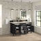 James Martin Vanities Lorelai 60" Double Vanity, Black Onyx, w/ 3 CM Tajnar Eclos Top 424-V60D-BKO-3TJR - alternate 3