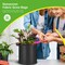 Healsmart 2 Gallon Grow Bags, Nonwoven Aeration Fabric Pots with Handles, Black, 6PK GLGROWBAG2X6LITEBLK - alternate 3