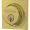 Schlage Collins Satin Brass Single Cylinder Deadbolt B60 608 COL - alternate 2