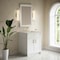 James Martin Vanities Bellshire 30" Single Vanity, Bright White w/ 3 CM Siberian Silestone Top 660-V30-BW-3SFR - alternate 4