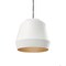 Afx Bronx Medium Base Pendant - 14in Dia. - White BRXP14MBWHGD - alternate 1