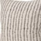 Homeroots 22" Beige And Merlot Striped Linen Throw Pillow Cover with Embroidery 608210 - alternate 3