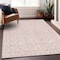 Homeroots 5' X 8' Pink And Gray Ogee Washable Indoor Outdoor Area Rug 601639 - alternate 4