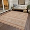 Homeroots 3' X 5' Copper And Ivory Southwestern Washable Indoor Outdoor Area Rug 582818 - alternate 7