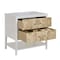 James Martin Vanities Olena 36" Single Vanity, Light Mappa Burl and Polished White, w/ 3 CM Tajnar Eclos Top D804-V36-LMB-3TJR - alternate 3