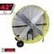K-Tool International 42 In. Belt Drive Industrial Drum Fan, Safety Yellow Pallet Of 4 KTI77743-PL4 - alternate 3