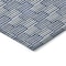 Homeroots 3' X 5' Navy Blue And Ivory Geometric Washable Indoor Outdoor Area Rug 595019 - alternate 5