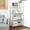 Factory 2U Wire Shelving Unit, 14inD x 24inW x 54inH, 4 Shelves, Medium Duty 250 lbs Per Shelf, Chrome 803966 - alternate 3