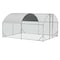 Wrightmaster 9.84 ft. x 13.12 ft. x 6.56 ft. Galvanized Wire Chicken Coop with Waterproof Cover Dome Shaped Walk ZR-194437 - alternate 1