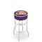 Holland Bar Stool Co 30" Louisiana State Cushion Seat, 2-Ring Chrome Swivel Bar Stool L7C130LaStUn - alternate 1