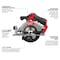Milwaukee Tool M12 FUEL 5-3/8" Circular Saw 2521-20 - alternate 2
