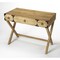 Homeroots Natural Mango Writing Desk 389443 - alternate 1